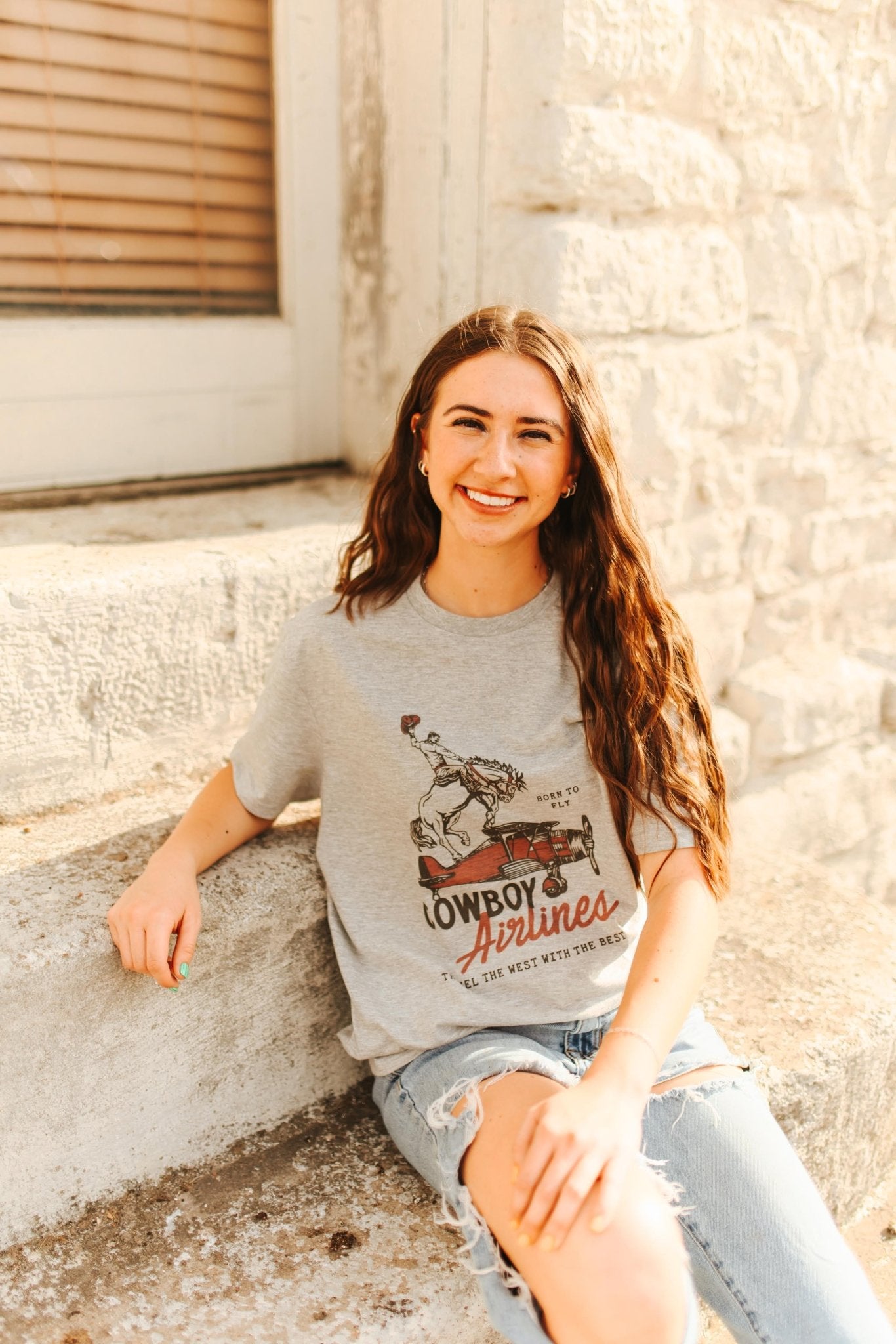 Cowboy Airlines Graphic Tee