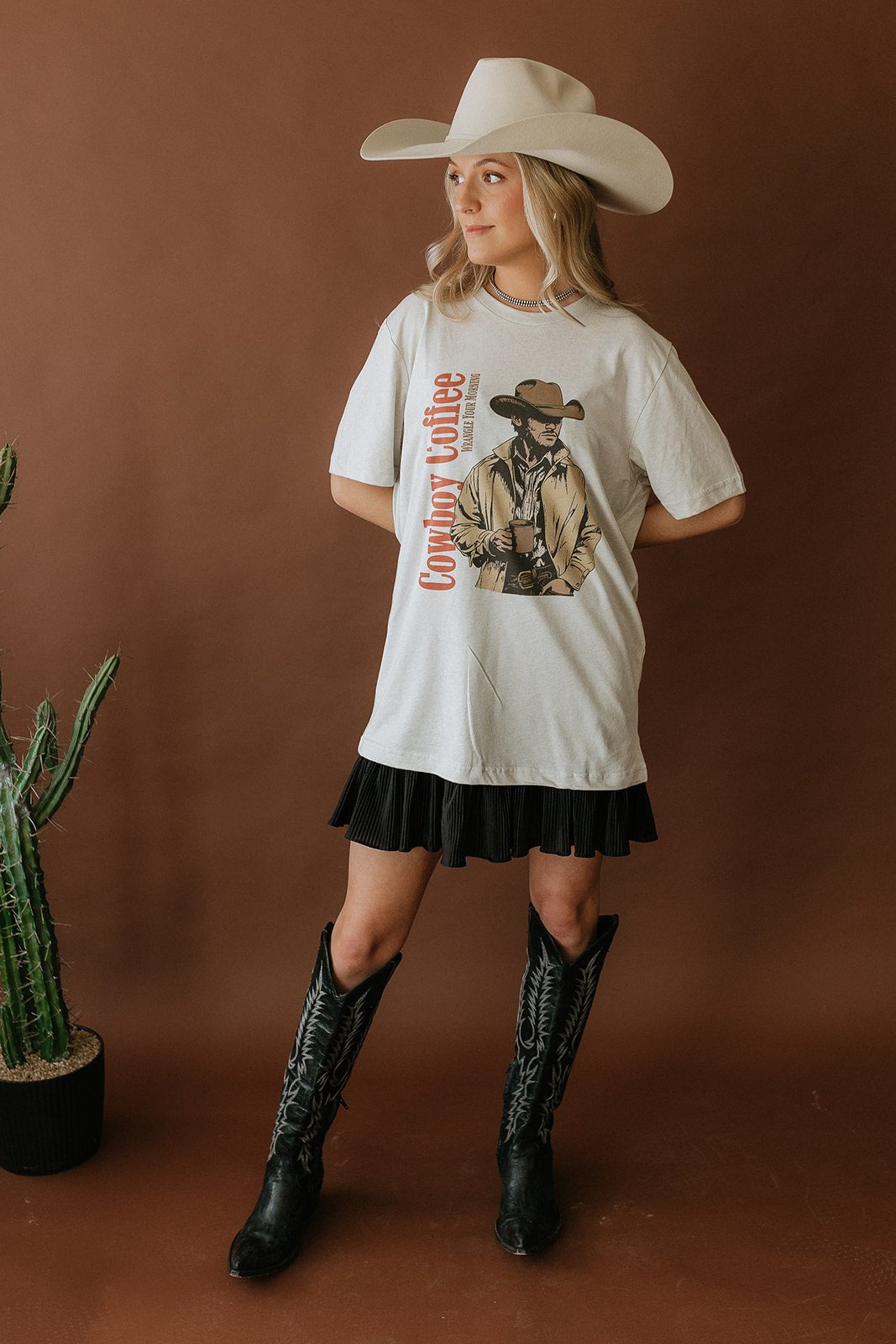 Cowboy Coffee Graphic Tee