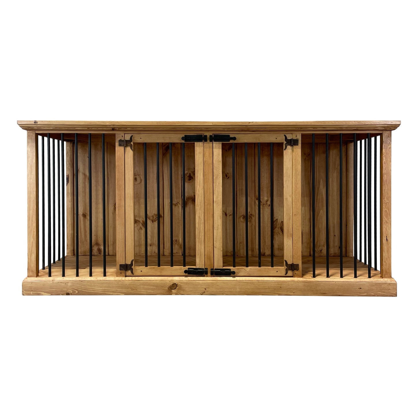 Traditional Medium Dog Rustic Wood Kennel
