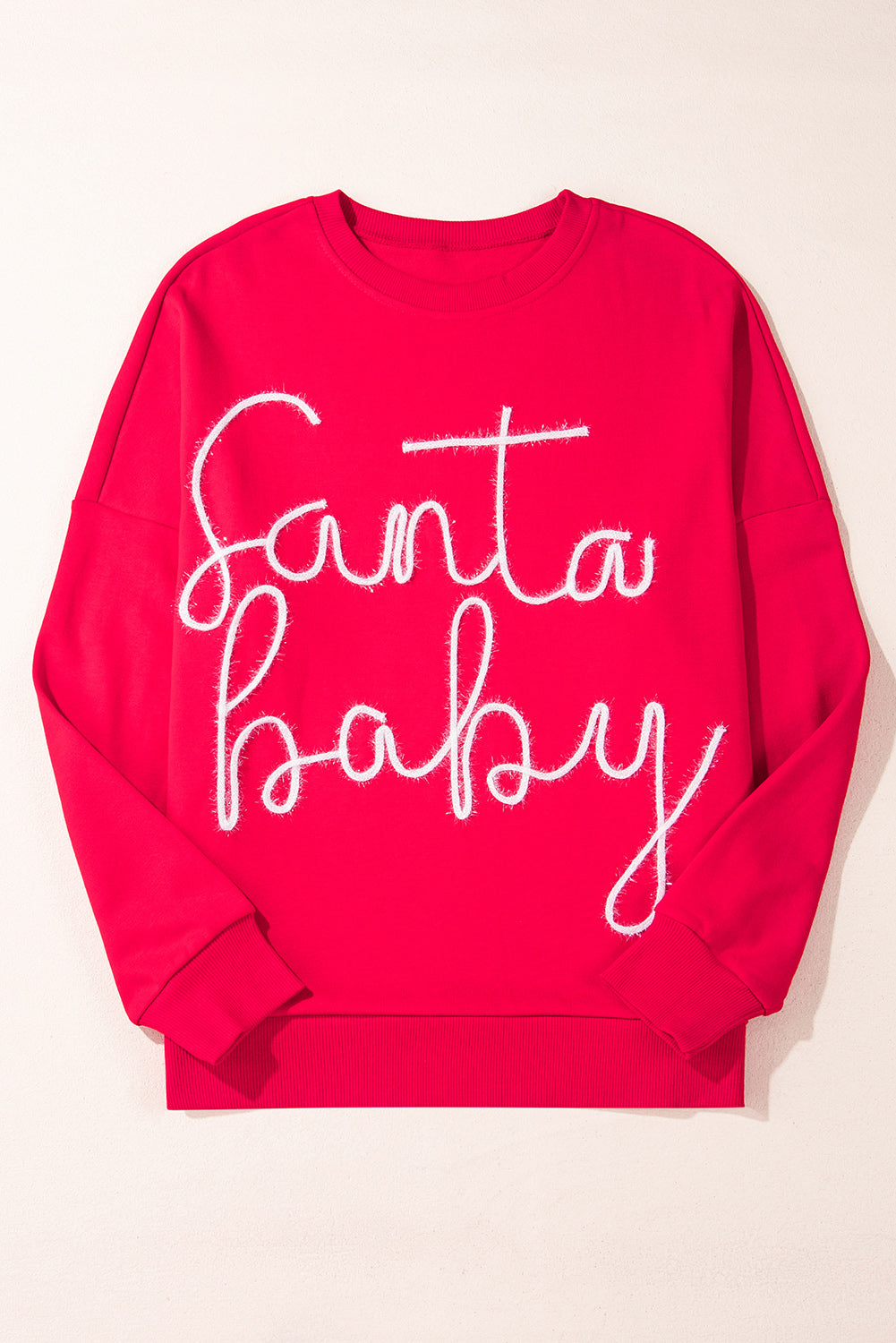 Christmas Santa Baby Tinsel Sweatshirt