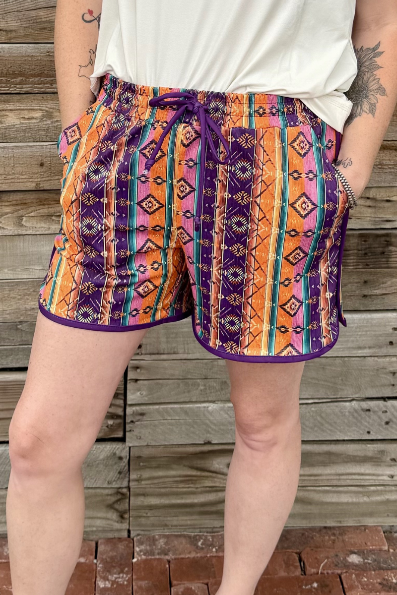 Sunset Mesa Long Shorts by Sterling Kreek