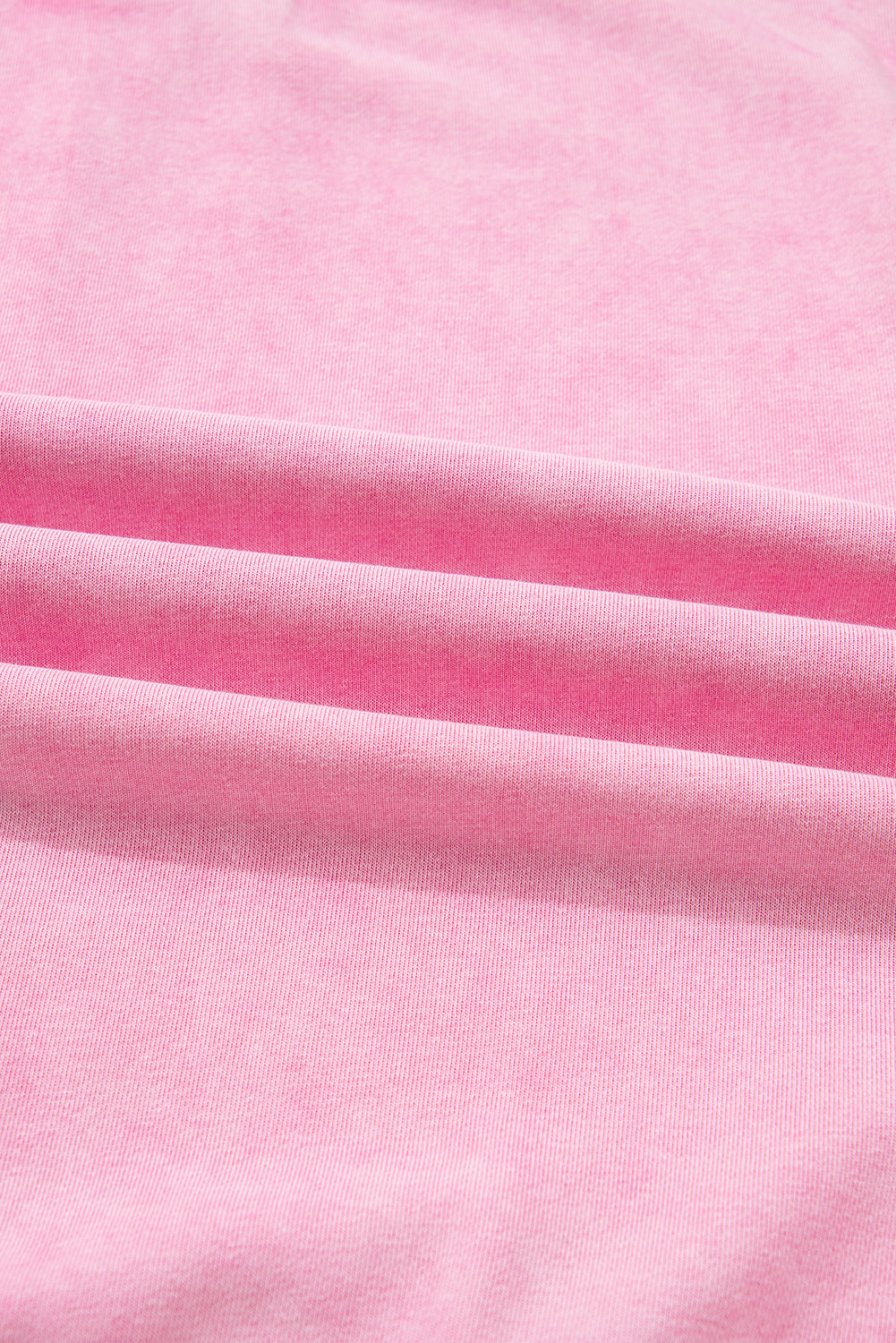 Solid Mineral Wash Crewneck Drop Shoulder Sweatshirt