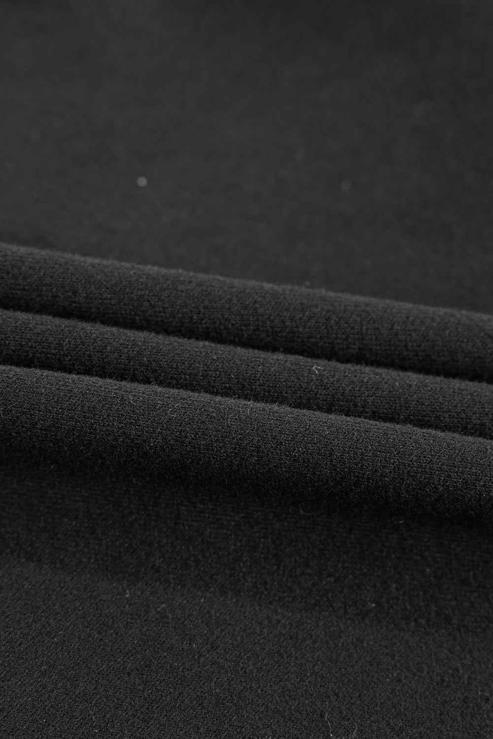 Solid Fleece-Lined Half-Zip Up Collar Sweatshirt