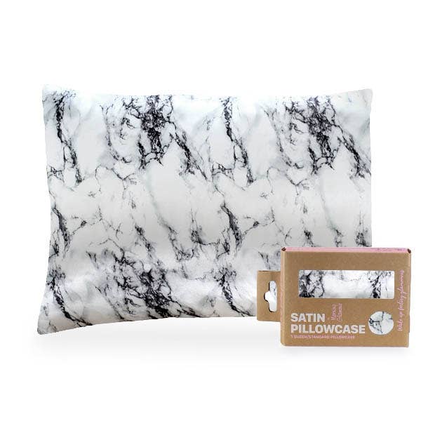 Eco Packaged Satin Pillowcase for Hair & Skin-Queen/Standard