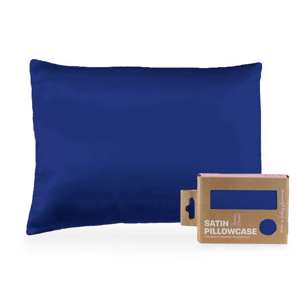 Eco Packaged Satin Pillowcase for Hair & Skin-Queen/Standard