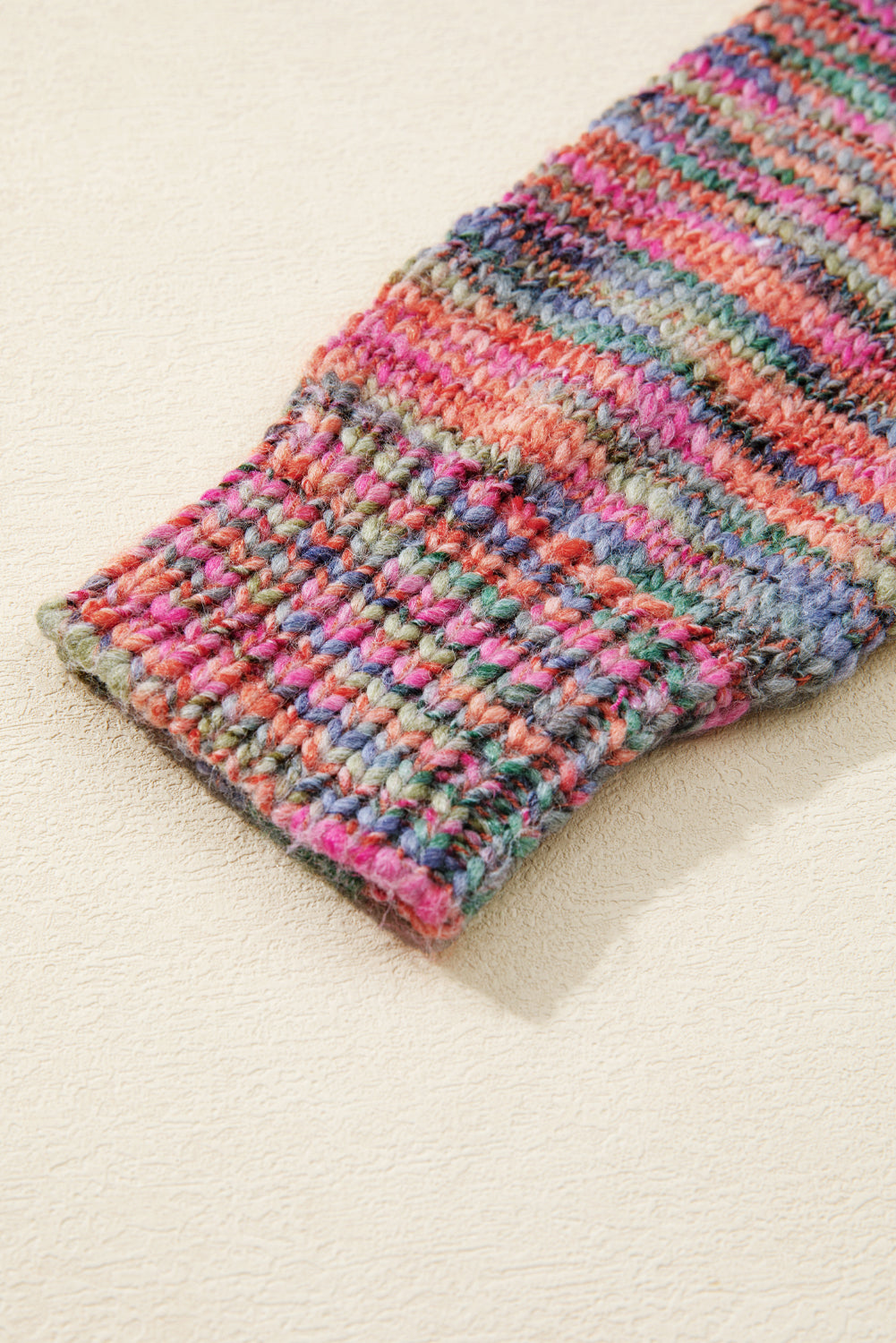 Space Dye Crew Neck Sweater