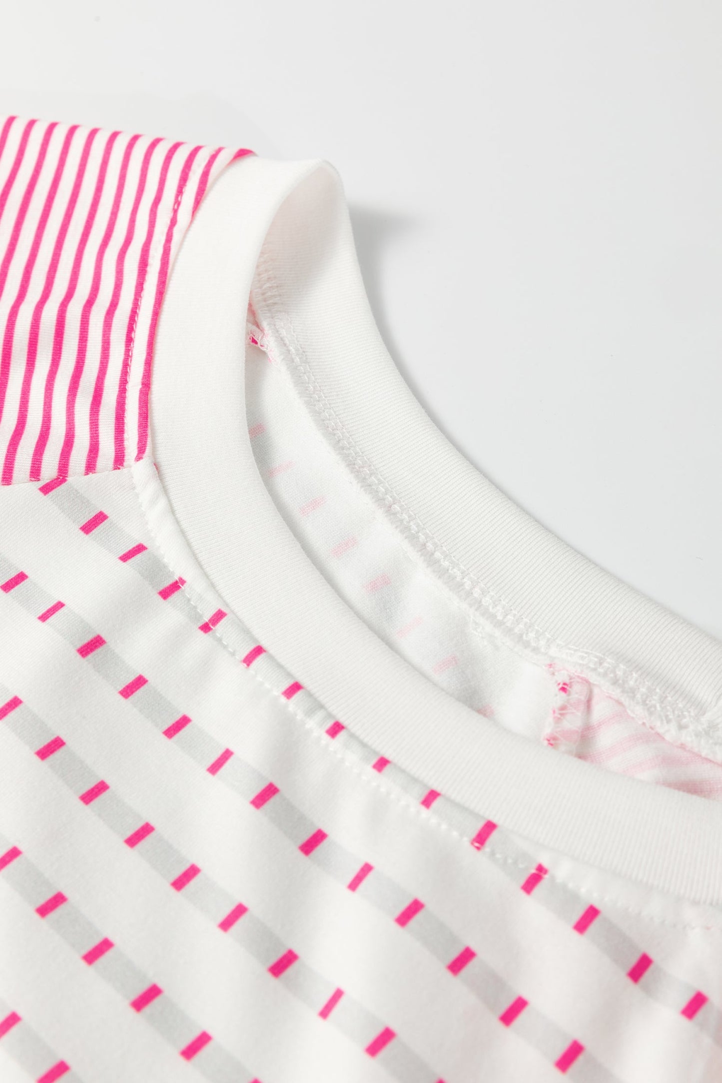 Stripe Raglan Patchwork Long Sleeve Top