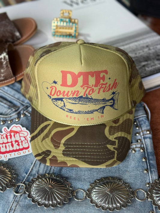 Down To Fish Trucker Hat