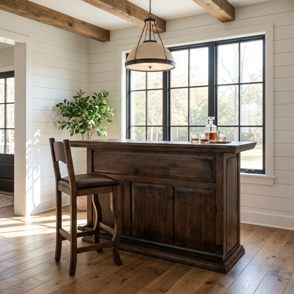 Floresville Rustic Bar Stool 30"