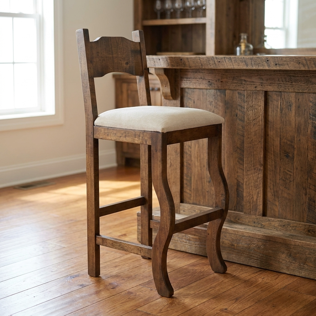 Floresville Rustic Bar Stool 30"