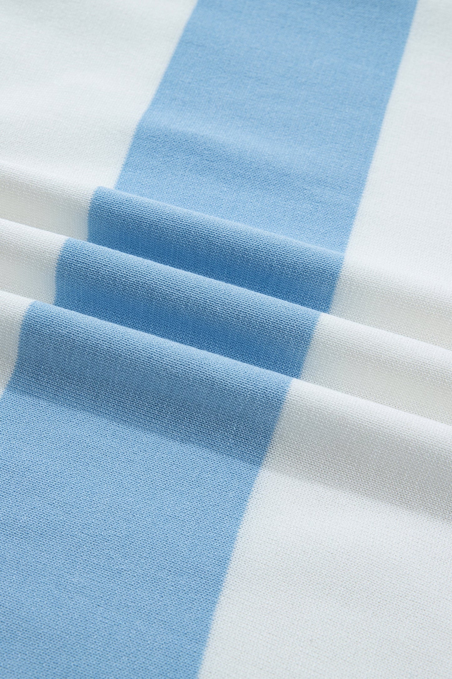 Stripe Colorblock Knitted T-Shirt