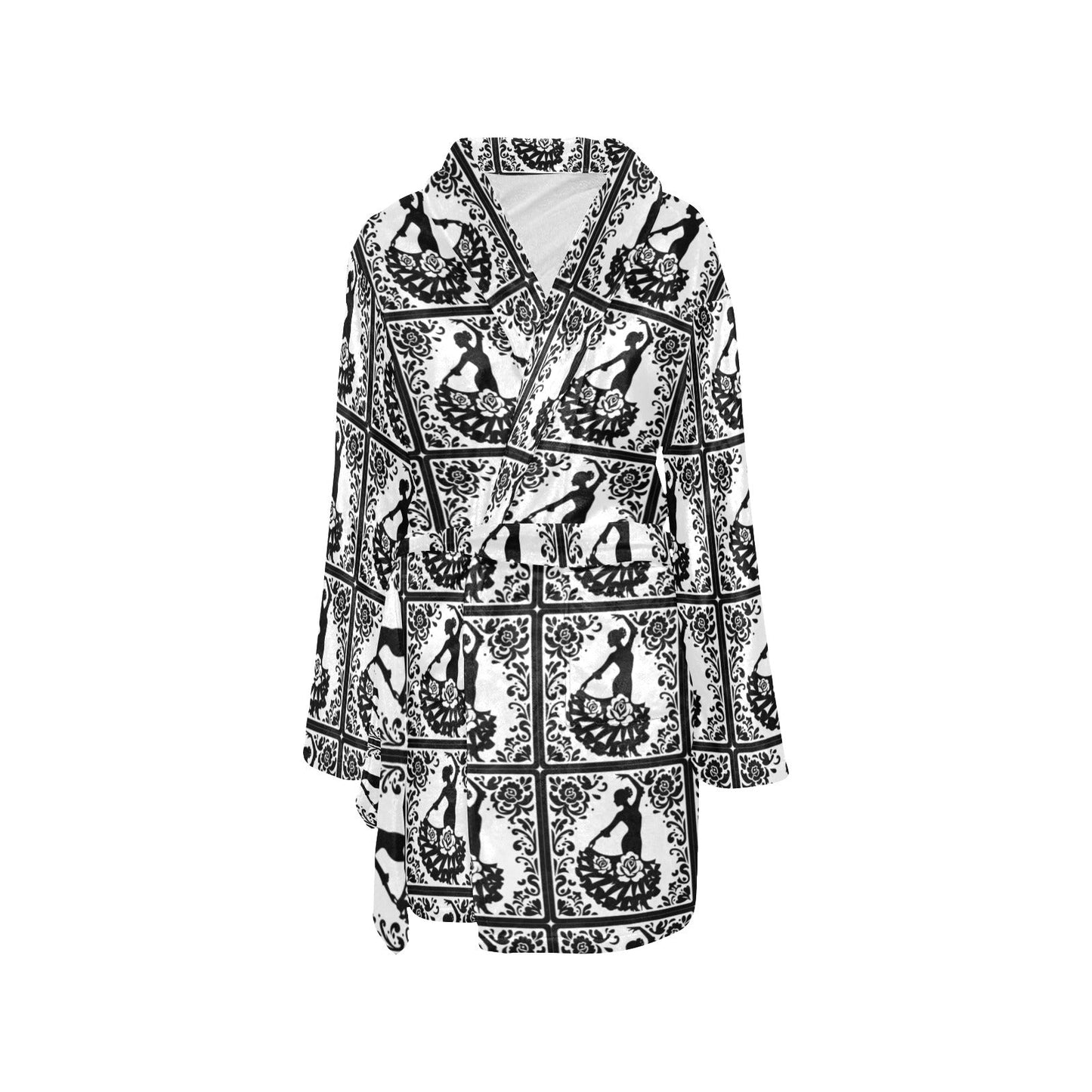Colores de Mexico Flamenco Senorita Fleece Robe