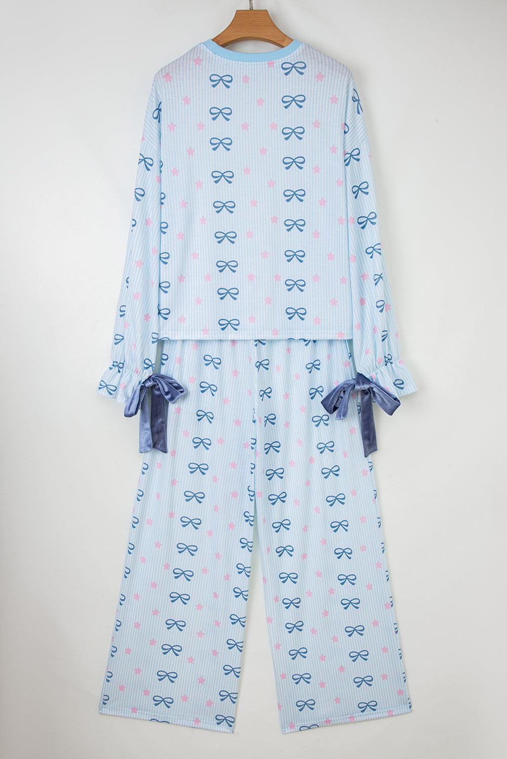 Stripe Bow and Star Lounge Set
