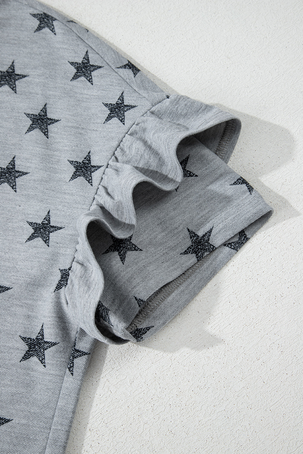 Star Tiered Ruffle Sleeve T-Shirt