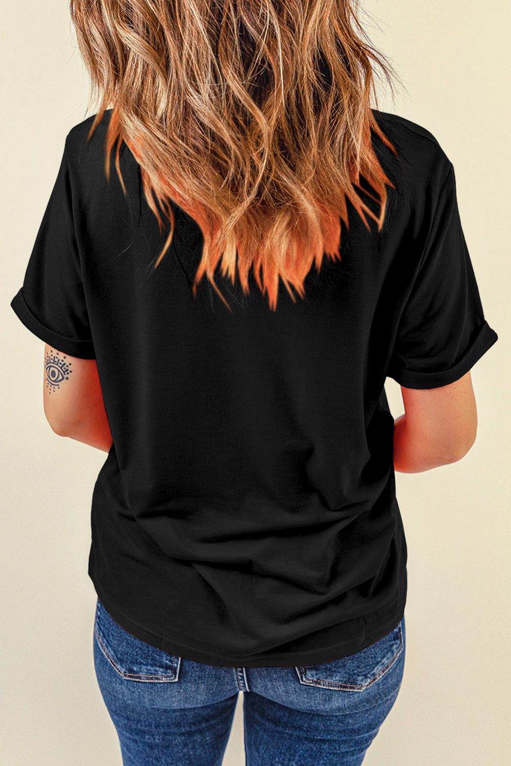 Plain Crew Neck Tee