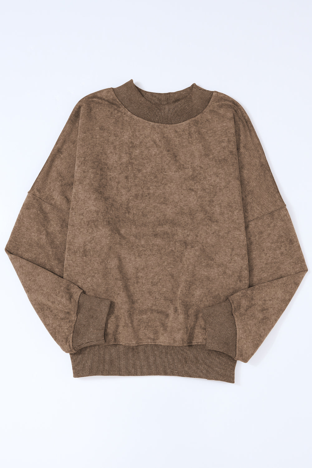 Mineral Wash Drop Shoulder Crewneck Sweatshirt