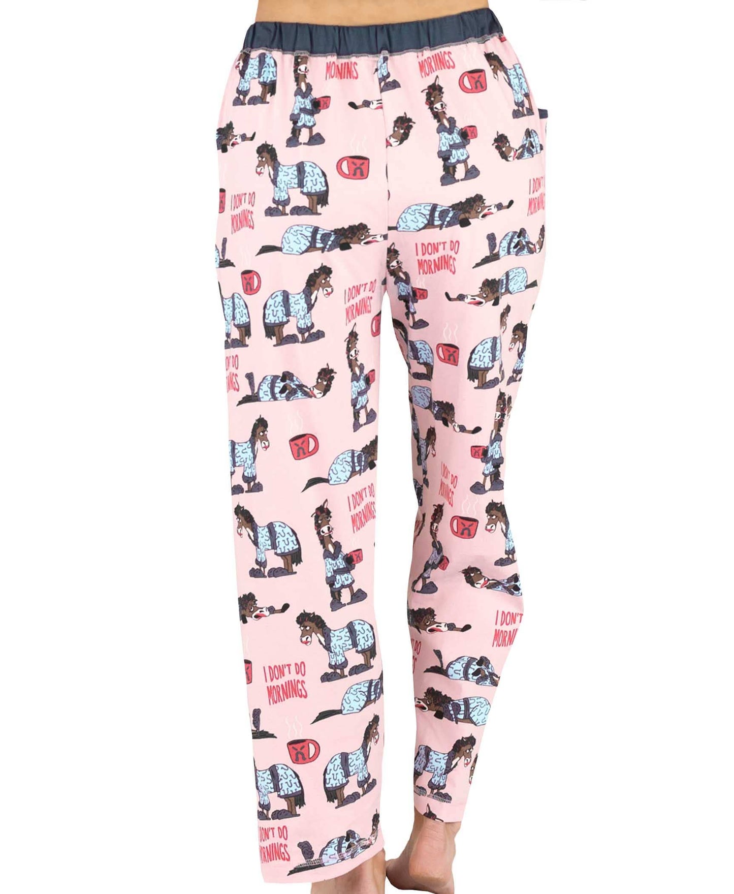 DDM Horse Women's Pajama PantDontDo Mornings By LAZY One