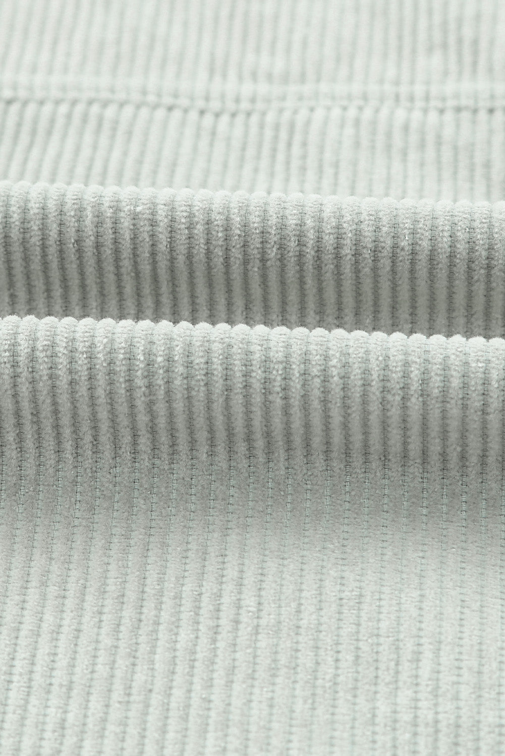 Solid Corduroy Raw Hem Cropped Jacket