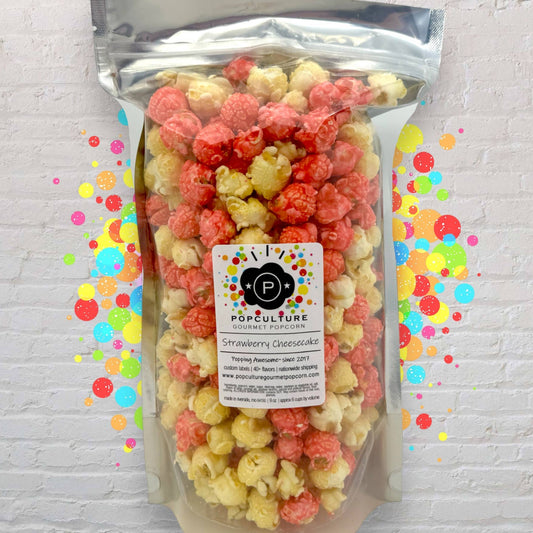 Strawberry Cheesecake By PopCulture Gourmey Popcorn
