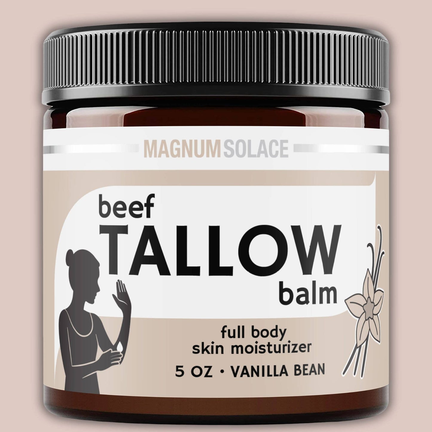Beef Tallow Balm- Deep Moisture, All Natural Vanilla Bean and Unscented