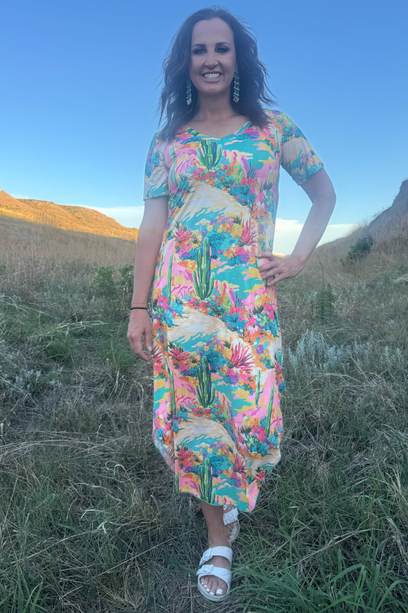 Painted Desert Maxi Dress By Sterling Kreek
