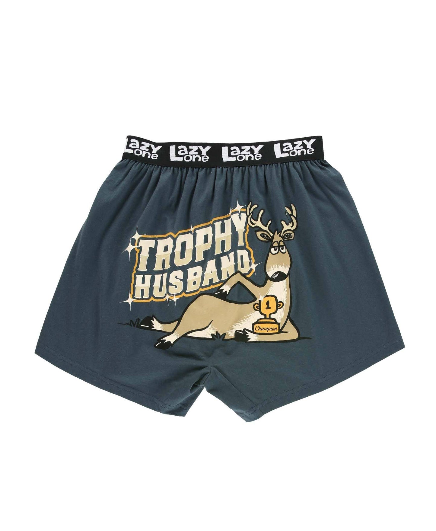Trophy Husband Blue Boxer
