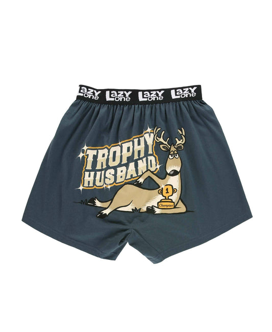 Trophy Husband Blue Boxer