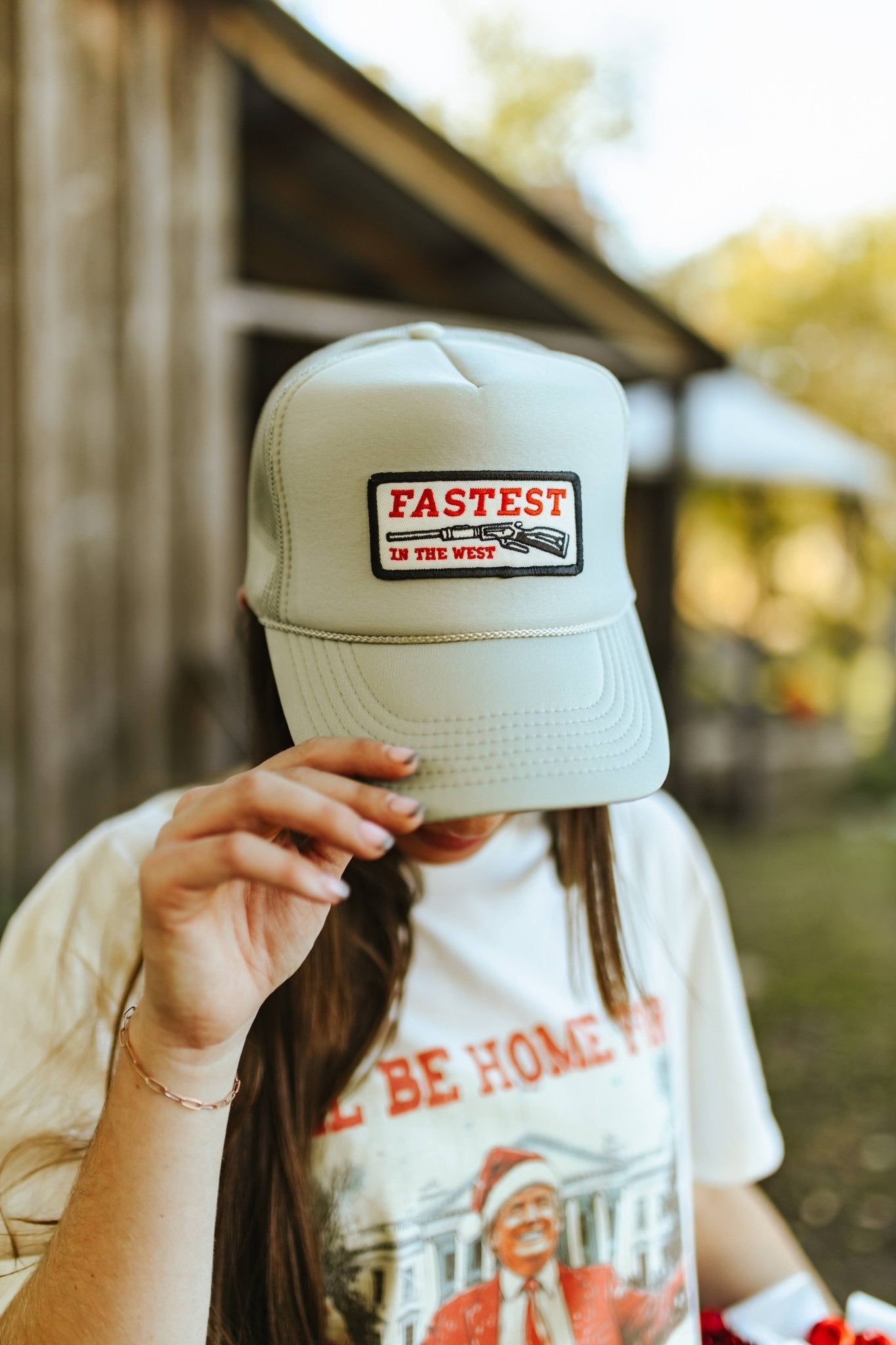 Fastest in the West Patch Trucker Hat