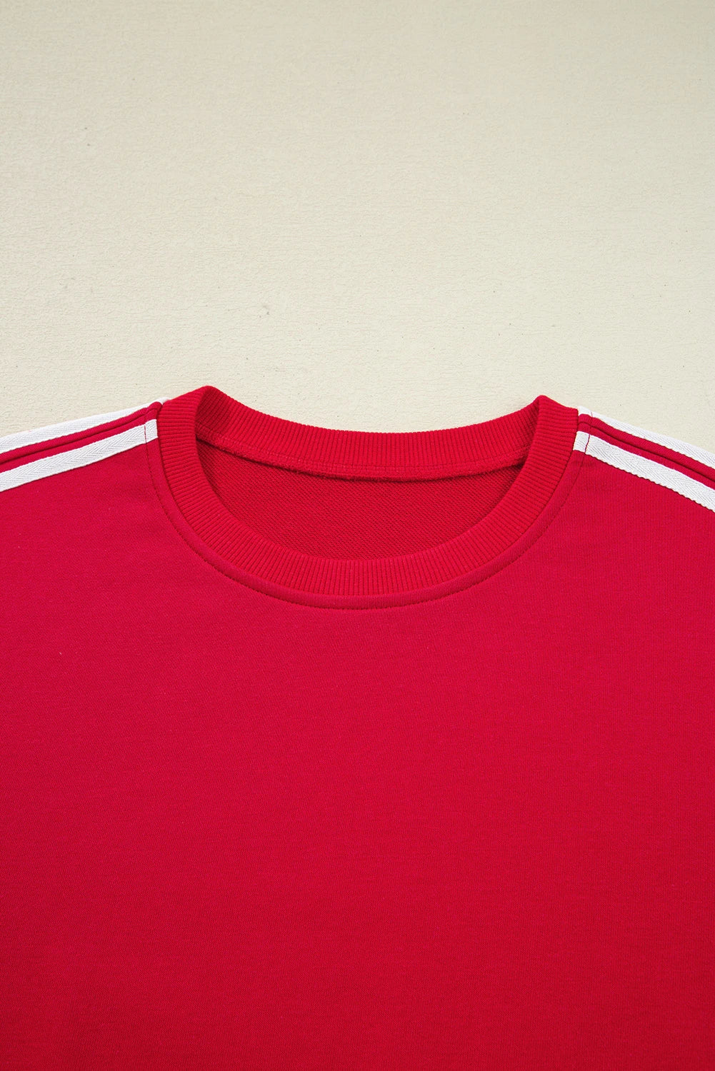 Varsity Stripe Detail Crewneck and Sweatpants Set
