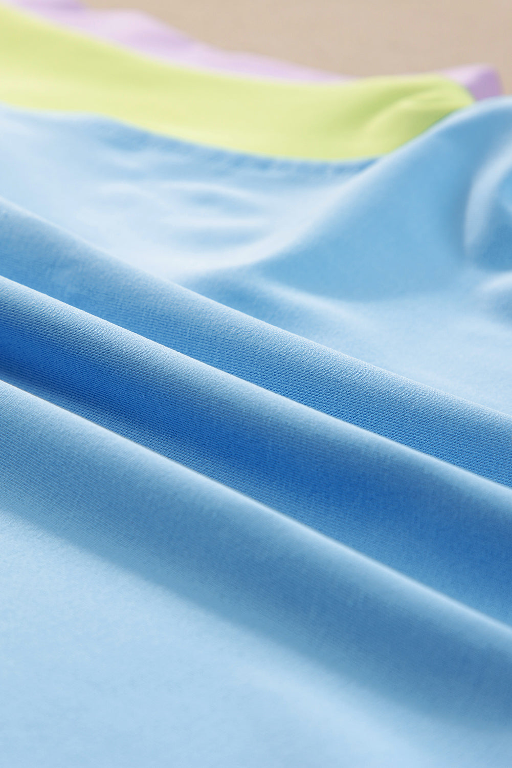 Colorblock Cap Sleeve Tee and Pants Set