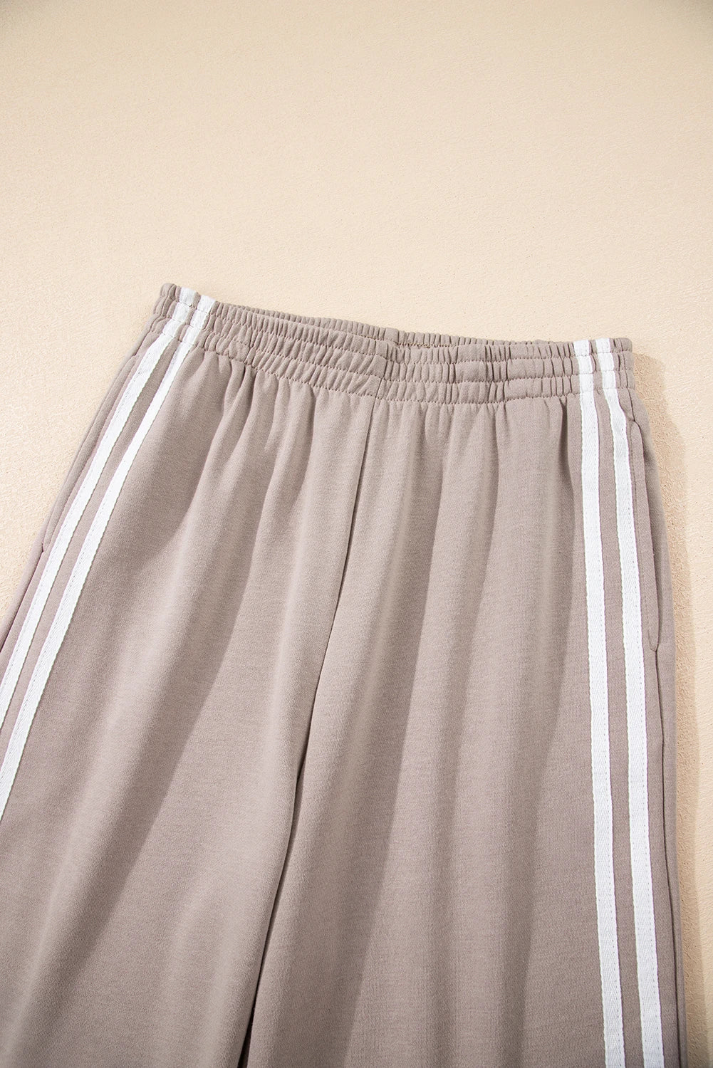 Varsity Stripe Detail Crewneck and Sweatpants Set