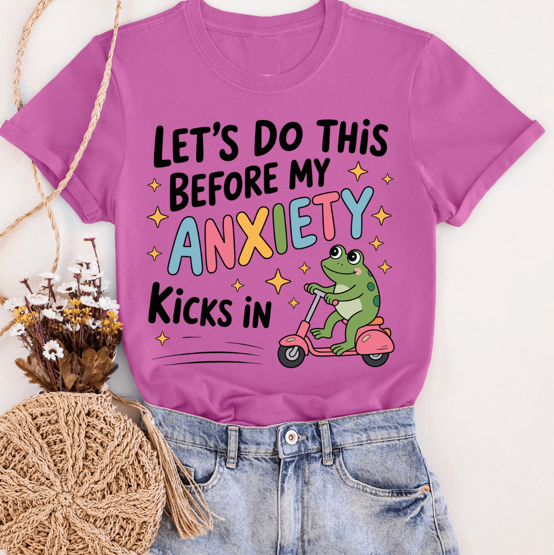 Anxiety Frog Graphic Tee
