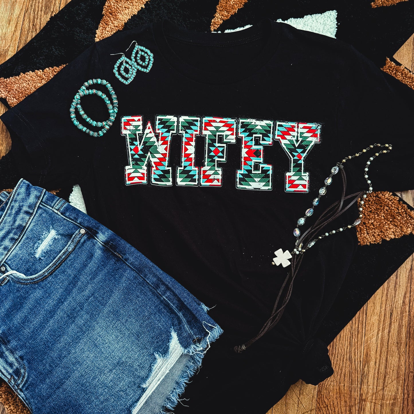 Aztec Wifey Soft Graphic Tee