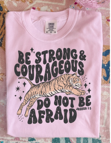 Be Strong Tiger Graphic Tee