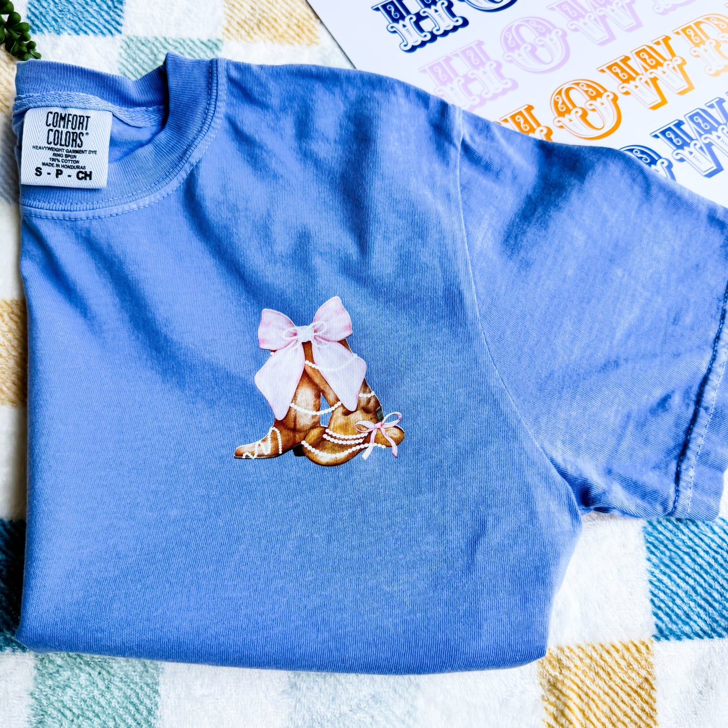 Boots With Pearls Graphic Tee