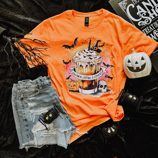 Cold Brew & Coffins Soft Graphic Tee