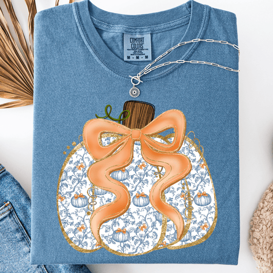 Preppy Pumpkin Graphic Tee