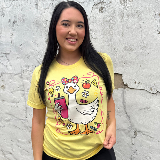 Teacher Goose Graphic Tee