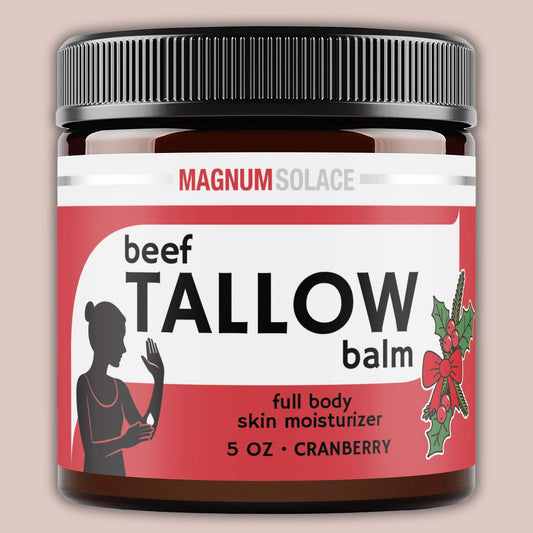 Beef Tallow Balm- Deep Moisture, All Natural Vanilla Bean and Unscented