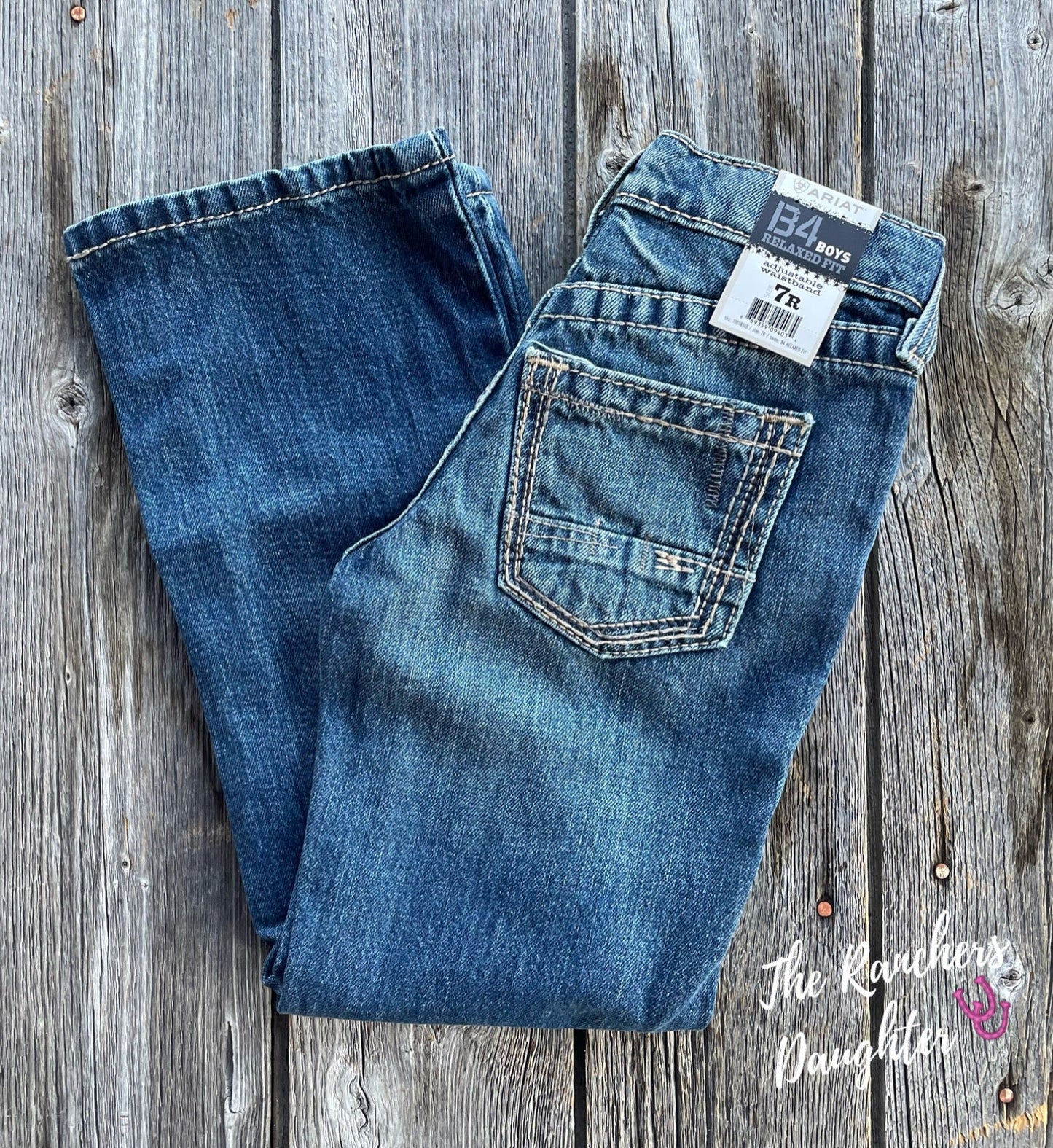 Ariat Boys B4 Relaxed Boundary Boot Cut Jean