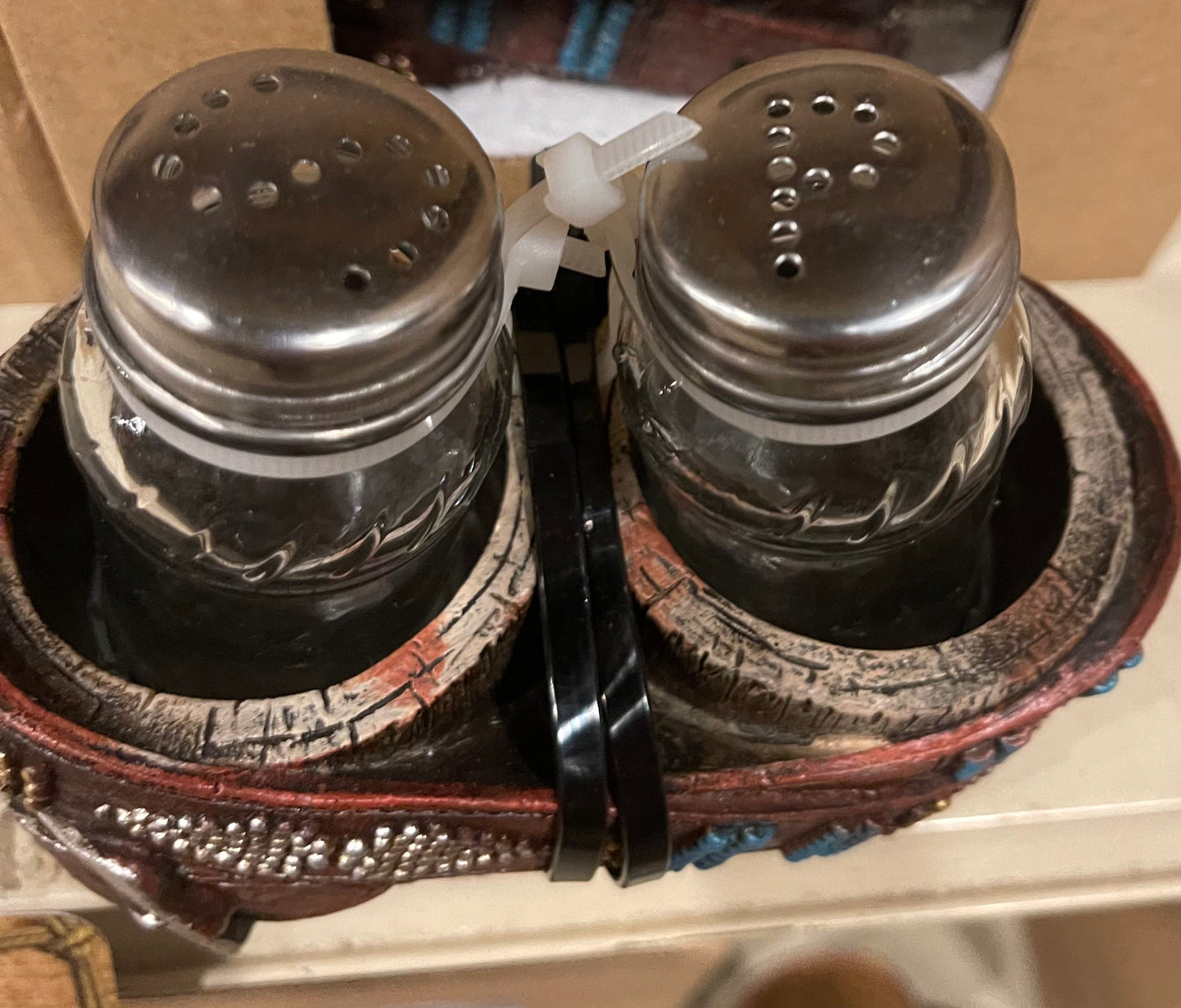 Aztec Belt Salt & Pepper Shaker Set