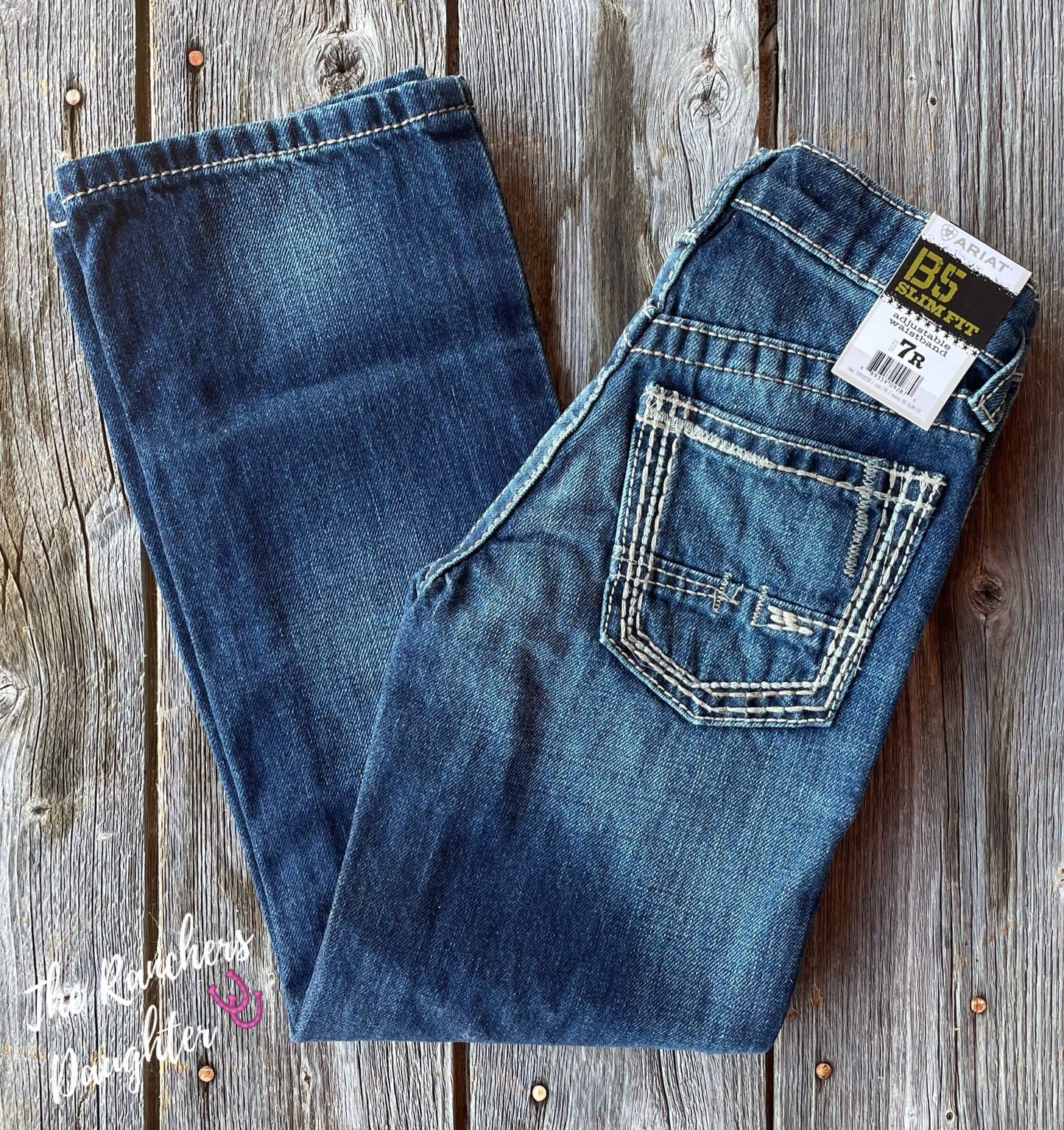 Ariat boys B5 Slim Boundary Stackable Straight Leg Jean