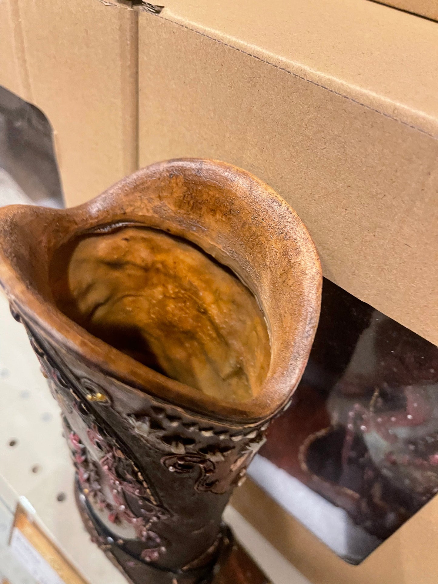 Braided Wing Boot Vase