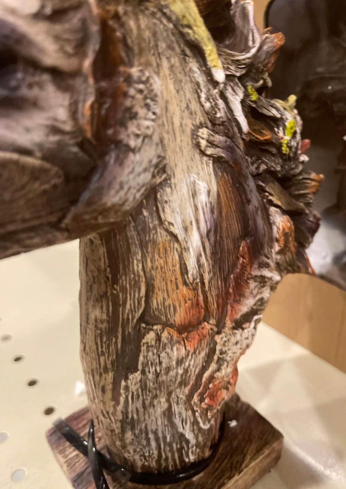 Driftwood Horse Head Statue