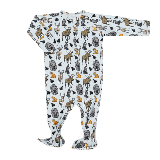 Into the Wild Zipper Footie