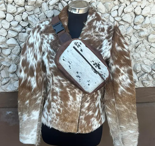 Men's Cowhide Sling Bag
