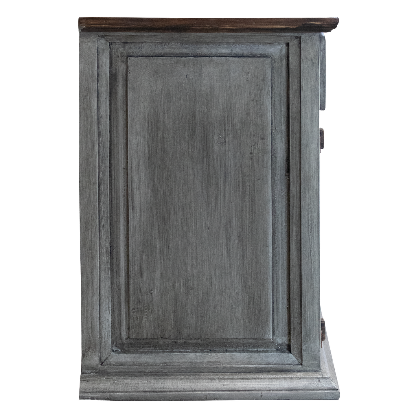Traditional Small Rustic Nightstand in Weathered Farm House