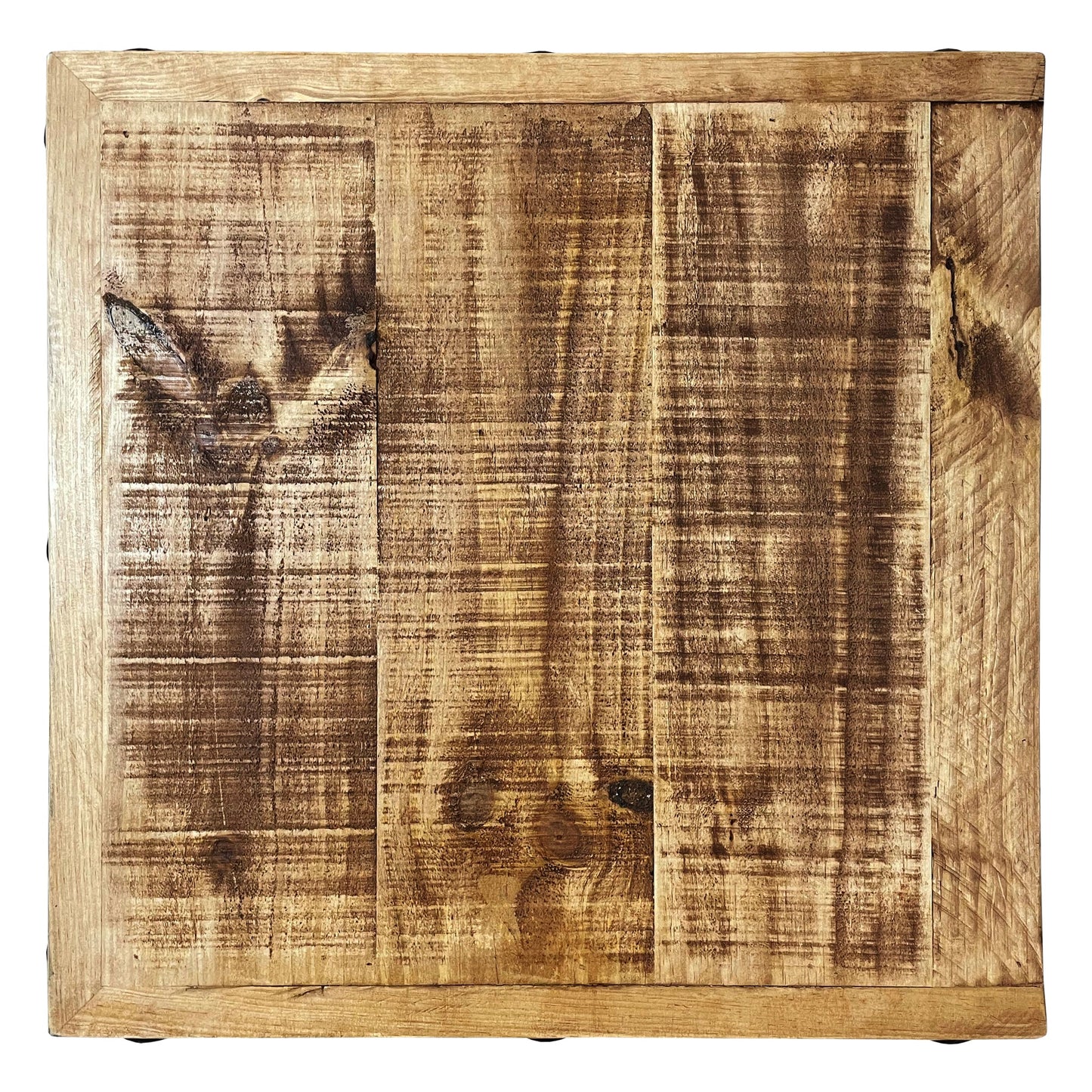 Oasis Small Rustic Dog Wood Kennel in Medium Wax