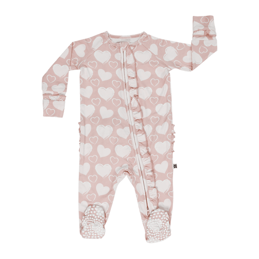 So Much Love Ruffle Footie