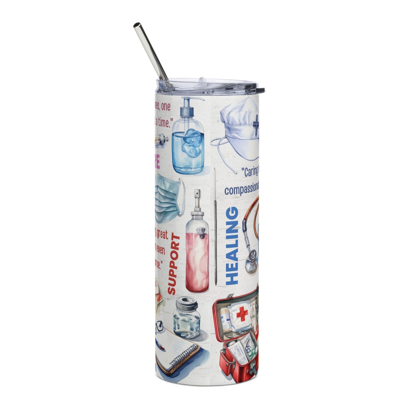 Nurse Life Lifestyle Stainless steel tumbler